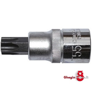 BUSSOLE CON IMPRONTA ESTERNA TORX 971RQT 70 BUSS.IMP.EST.TORX sockets Orig. Gedore red