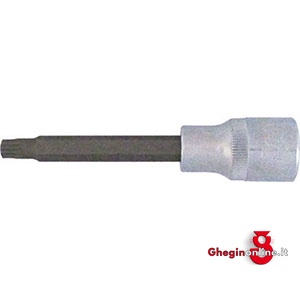 BUSSOLE CON IMPRONTA ESTERNA TORX - TIPO LUNGO 971RQV 25 BUSS.IMP.EST.TORX sockets Orig. Gedore red