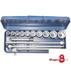 CHIAVI A BUSSOLA ESAGONALI IN SERIE 973G SR. CH. A BUSSOLA 3/4 sockets sets Orig. Gedore