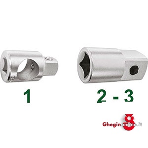 BUSSOLE DI MAGGIORAZIONE 975RM 3 BUSSOLE DI MAGGIORAZ. reducers and converters Orig. Gedore red