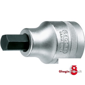 BUSSOLE PER CRICCHETTI TIPO CON ESAGONO ESTERNO; LUNGH. MM 90 977RC 27 BUSSOLE MASCH.ATT.1" sockets Orig. Gedore