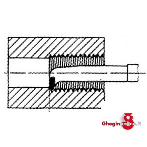 UTENSILI PER TORNIO PER FILETTATURA INTERNA 9787G 10 UT.TORNIO DX DIN283P30 carbide tipped turning tools Prod. SCU - immagine 2