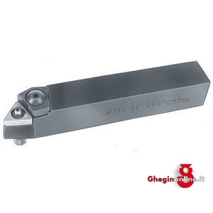 PORTAINSERTI PER TORNITURA A FISSAGGIO MECCANICO USO DX ESTERNO 9804 25 PORTAPLACCHETTE F.M. holder for cutting bit tools Prod. SCU