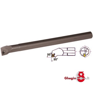 PORTAINSERTI PER TORNITURA A FISSAGGIO MECCANICO USO DX INTERNO 9809E 25 PORTAPLACCHETTE F.M. holder for cutting bit tools Prod. SCU