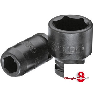 BUSSOLE PER AVVITATORI ATTACCO 1/4 981GZ 7/16 BUSS. x AVVITATORI 1/4 impact socket wrenches Orig. Gedore