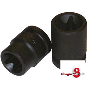 BUSSOLE PER AVVITATORI ATTACCO 1/2 982GCZ 24 BUSSOLE TORX ATT.1/2 impact socket wrenches Orig. Carolus