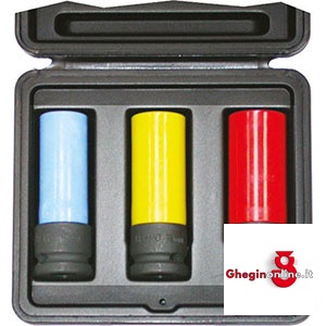 CHIAVI A BUSSOLA IN SERIE 982GDV ASS. BUSSOLE sockets sets Orig. Gedore red