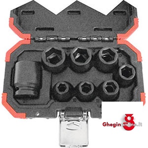 CHIAVI A BUSSOLA IN SERIE 982G 45 ASS. BUSSOLE X AVV. sockets sets Orig. Gedore red
