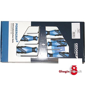 GIRAVITI LINEA DREMO PLUS 3K IN ASSORTIMENTO 982VE ASS .GIRAVITI screwdrivers DREMO PLUS line sets Orig. Gedore
