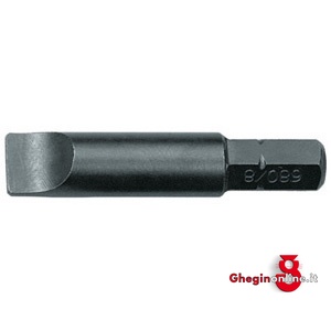 INSERTI DA 1/4 TAGLIO DIRITTO DIN 3127 - ISO 2351 983GA 8 INSERTI DA 1/4 680 screwdrivers bits Orig. Gedore