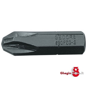 INSERTI DA 5/16 TAGLIO A CROCE POZIDRIV-SUPADRIV DIN 3128 983GH 4 INSERTI DA 5/16 890PZ screwdrivers bits Orig. Gedore