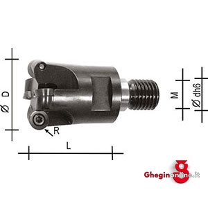 PORTAINSERTI PER FRESATURA A FISSAGGIO MECCANICO PER SPIANATURA E COPIATURA 9845E 17 PORTINS. PER FRESATURA milling tool holders Prod. SCU