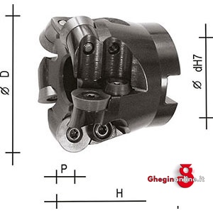 PORTAINSERTI PER FRESATURA A FISSAGGIO MECCANICO PER SPIANATURA E COPIATURA 9845G 5 PORTINS. PER FRESATURA milling tool holders Prod. SCU
