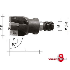 PORTAINSERTI PER FRESATURA A FISSAGGIO MECCANICO PER SPALLAMENTI 9845P 2 PORTINS. PER FRESATURA milling tool holders Prod. SCU