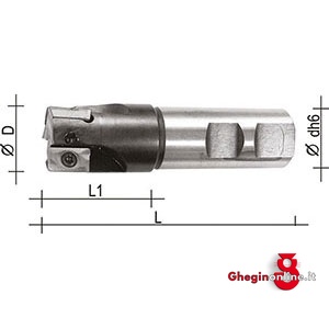 PORTAINSERTI PER FRESATURA A FISSAGGIO MECCANICO PER SPALLAMENTI 9845T 3 PORTINS. PER FRESATURA milling tool holders Prod. SCU