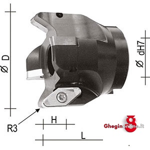 PORTAINSERTI PER FRESATURA A FISSAGGIO MECCANICO PER SPALLAMENTI 9846B 4 PORTINS. PER FRESATURA milling tool holders Prod. SCU