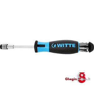 IMPUGNATURE PORTABITS CON ATT.MAGNETICO TIPO CON 6 INSERTI 984GR 6 IMP.MAGNET.PORTAUT. screwdrivers bits magnetics handles Orig. Witte