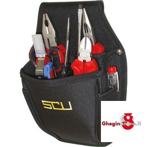 TASCHE CON 13 UTENSILI PER ELETTRICISTI, MANUTENTORI, RIPARATORI 985GA 13 TASCHE CON 13 UTENSILI pockets with tools Prod. SCU