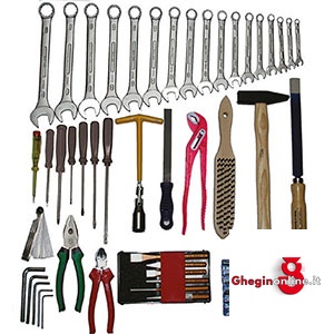 ASSORTIMENTI DI 69 UTENSILI PER AUTO-OFFICINE,ELETTRAUTO E CARROZZERIE 985G 3 ASS. DI UTENSILI tools sets Prod. SCU