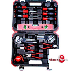 VALIGETTE CON 43 UTENSILI 986GC ASS. UTENSILI tolls in cases Orig. Gedore red