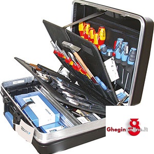 VALIGIE IN ABS CON 90 UTENSILI PER ELETTRICISTI E SERVIZIO ASSISTENZA 986GE 6 VALIGIE CON UTENSILI tolls in cases Orig. Gedore