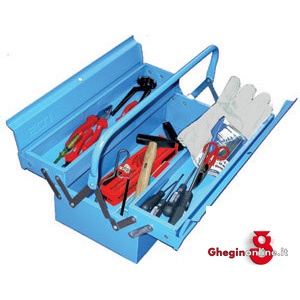 CASSETTE LAMIERA CON 35 UTENSILI PER USO UNIVERSALE 987A CASSETTE CON UTENSILI boxes with tools Prod. SCU