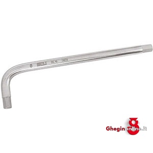 UTENSILI IN ACCIAIO INOSSIDABILE CHIAVI LUNGHE PER ESAGONI INTERNI 9887F 12 CHIAVIxESAG.INT. INOX Stainless steel tools Prod. SCU