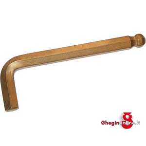 UTENSILI ANTISCINTILLA CHIAVI PER ESAGONI INTERNI CON SFERA 9923 10 CHIAVIxESAG.INT.+SFERA safety hand tools Prod. SCU