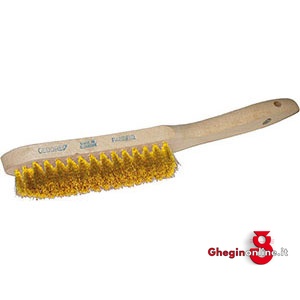UTENSILI ANTISCINTILLA SPAZZOLE CON MANICO IN LEGNO LUNGH. FILI 30 MM 9959T SPAZZOLE safety hand tools Prod. SCU