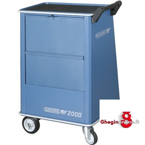 CARRELLI PORTAUTENSILI TIPO A BASE ALLARGATA-5 CASSETTI 998GS CARRELLI x AUTOFFICINE tool trolleys Orig. Gedore