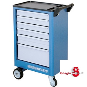 CARRELLI PORTAUTENSILI TIPO A 6 CASSETTI 998GS 6 CARRELLI x AUTOFFICINE tool trolleys Orig. Gedore