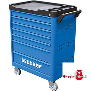 CARRELLI PORTAUTENSILI TIPO A 7 CASSETTI GRANDI 998G 30 CARRELLI PORTAUTENSILI tool trolleys Orig. Gedore