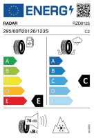Pneumatici Offroad RADAR A/T-5 295/60 R20 126/123S - immagine 3