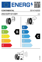 Pneumatici Auto Estivi CONTINENTAL CRO-RX 265/55 R19 109H - immagine 5