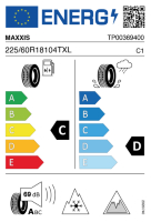Pneumatici Auto Invernali MAXXIS PR-ICE 225/60 R18 104T XL - immagine 2