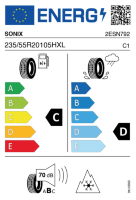 Pneumatici Auto Invernali SONIX WI-888 235/55 R20 105H XL - immagine 2
