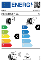 Pneumatici Auto Invernali PIRELLI CIN-W2 205/60 R17 97 H XL - immagine 3