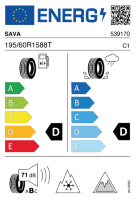 Pneumatici Auto Invernali SAVA ES-ICE 195/60 R15 88 T - immagine 2