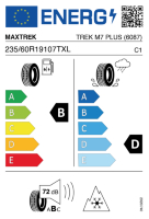 Pneumatici Auto Invernali MAXTREK TR-M7P 235/60 R19 107T XL - immagine 2