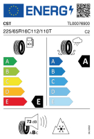 Pneumatici Furgone o Autocarro Pneumatici 4 stagioni CST ACT1 225/65 R16 112/110T - immagine 2