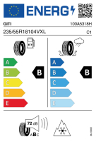 Pneumatici 4 stagioni Pneumatici 4 stagioni GITI AS1 235/55 R18 104V XL - immagine 2