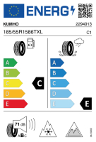 Pneumatici Auto Invernali KUMHO WI51 185/55 R15 86 T XL - immagine 2