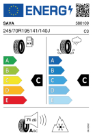 Pneumatici Furgone o Autocarro SAVA CAR-4 245/70R195 141/140J - immagine 3