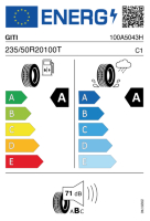Pneumatici Auto Estivi GITI SYN-H2 235/50 R20 100T - immagine 2