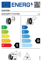 Pneumatici Auto Invernali OVATION W586 225/55 R17 101H XL - immagine 3