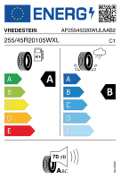 Pneumatici Auto Estivi VREDESTEIN ULTRAC 255/45 R20 105Y XL - immagine 4