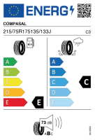 Pneumatici Furgone o Autocarro COMPASAL CPT76 215/75 R17.5 135/133J - immagine 3