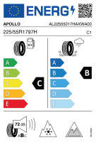Pneumatici Auto Invernali APOLLO XP-WIN 225/55 R17 97 H - immagine 2