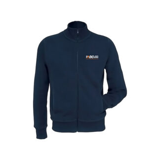 FELPA FULL ZIP BLU tg. L ABC TOOLS