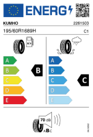 Pneumatici Auto Estivi KUMHO ES31 195/60 R16 89 H - immagine 2